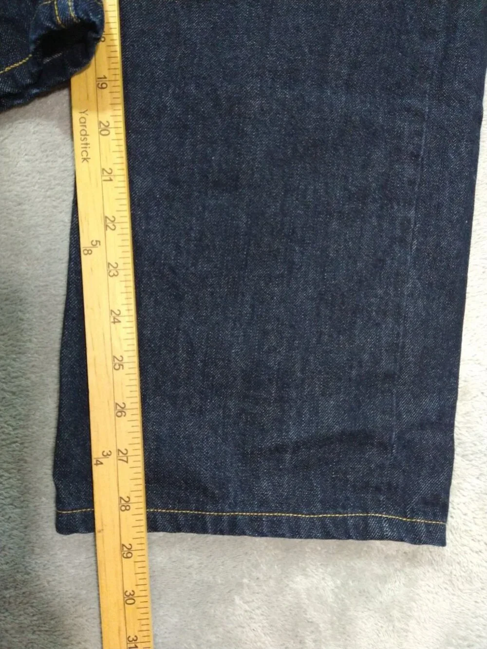 Beretta Jeans Mens 40x29 Blue Denim High Rise Straight Leg Vintage Dark Wash
